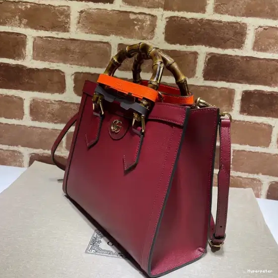 Hyper Peter Gucci small tote Diana bag 0619